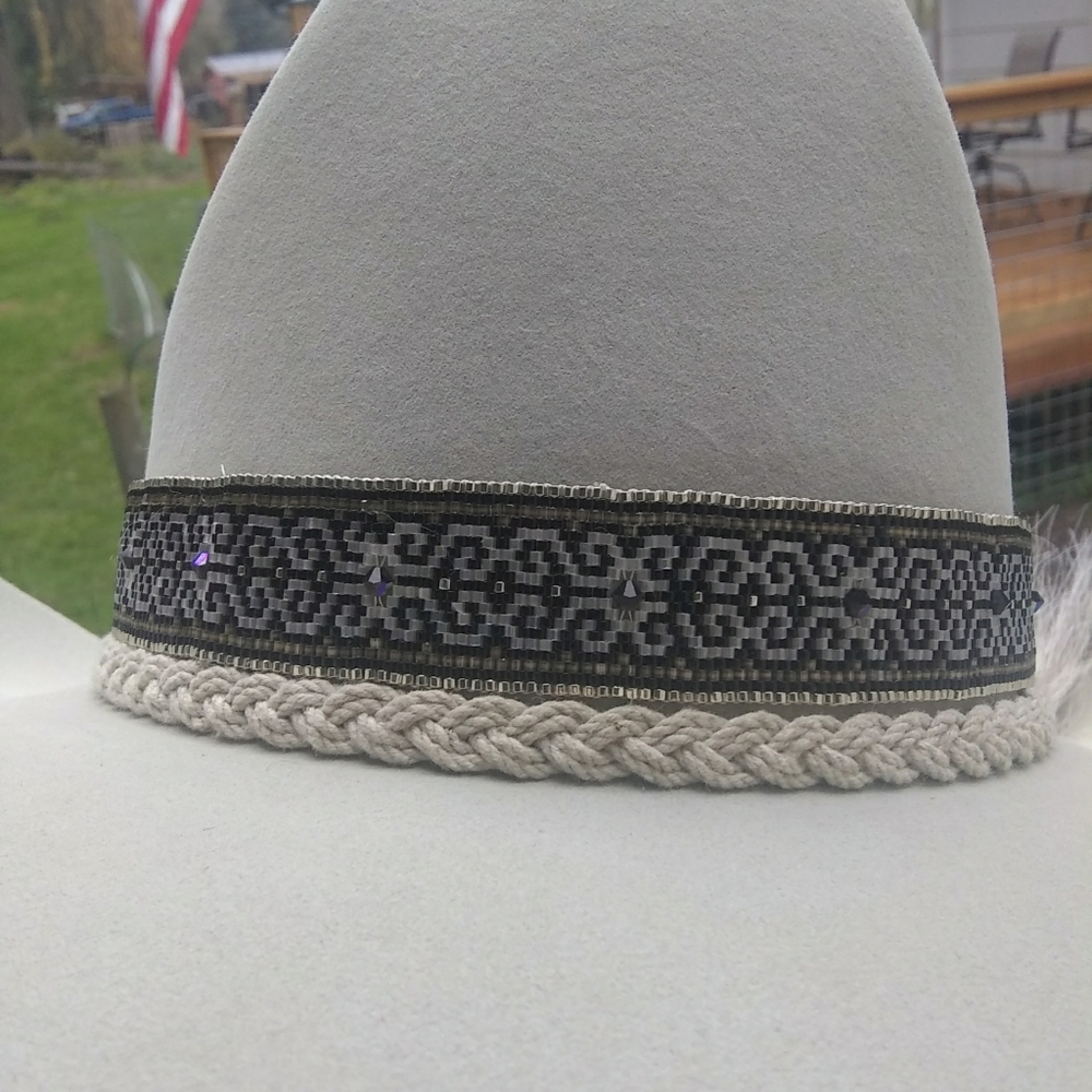 JRW Cowboy Infinity Rodeo Western Show Hat Band - Picture 8 of 11